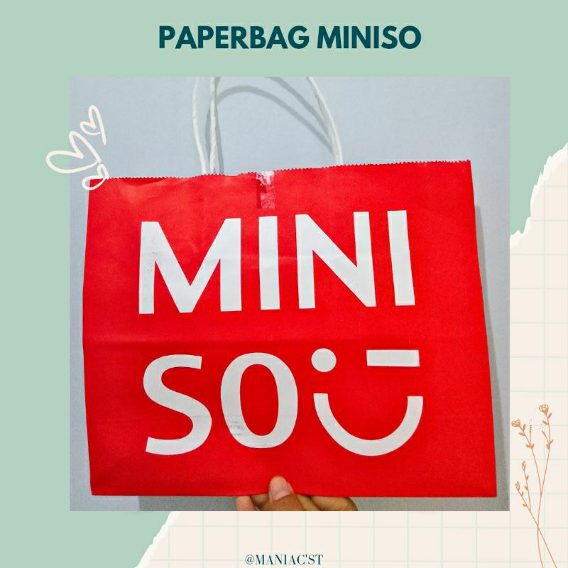 

PAPERBAG MINISO REGULER ORI