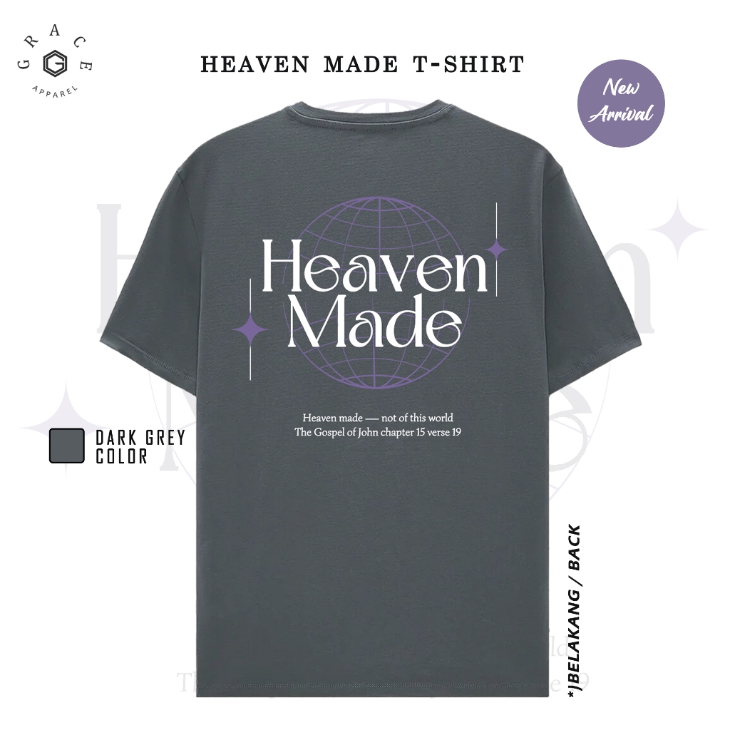 Grace Apparel Tshirt - Heaven Made Kaos Rohani