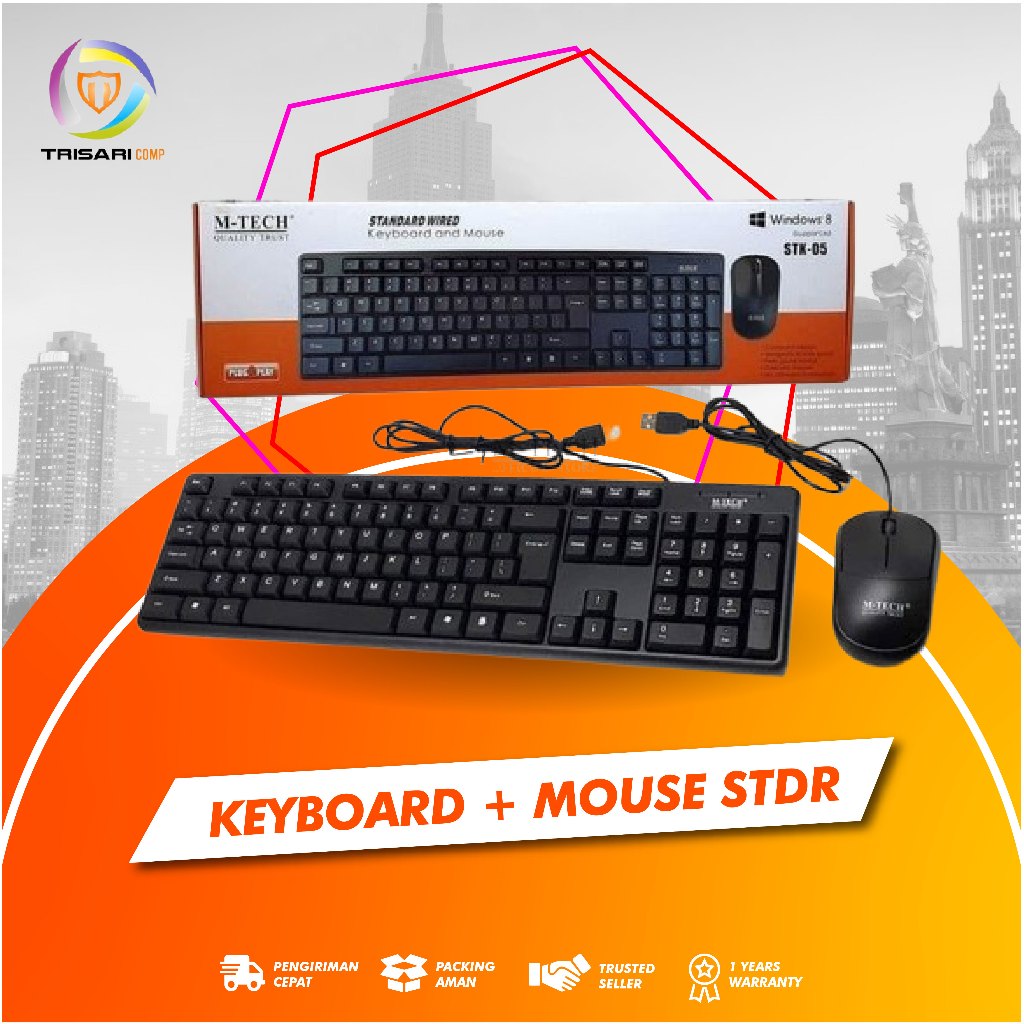 Keyboard + Mouse Standart  - NEW USB 2.0 / 3.0