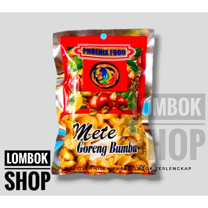 

Kacang Mete Mede Goreng Bumbu Phoenix Khas Lombok 128 Gram