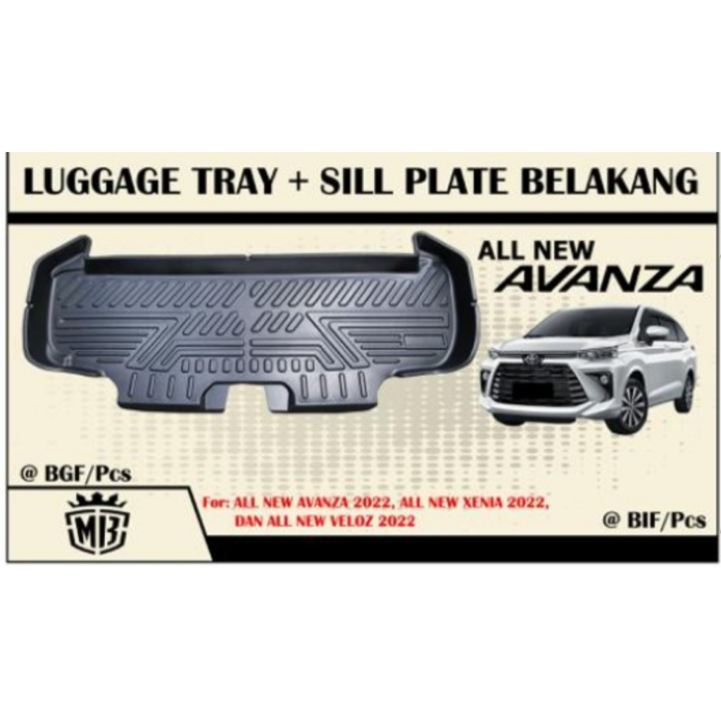 Karpet Bagasi Trunk Tray Avanza 2022 Karpet Cargo Avanza 2022