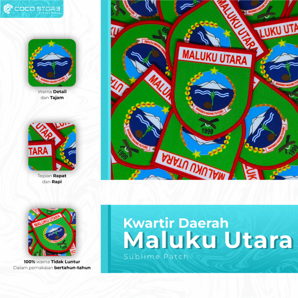Badge Kwarda Maluku Utara sublim