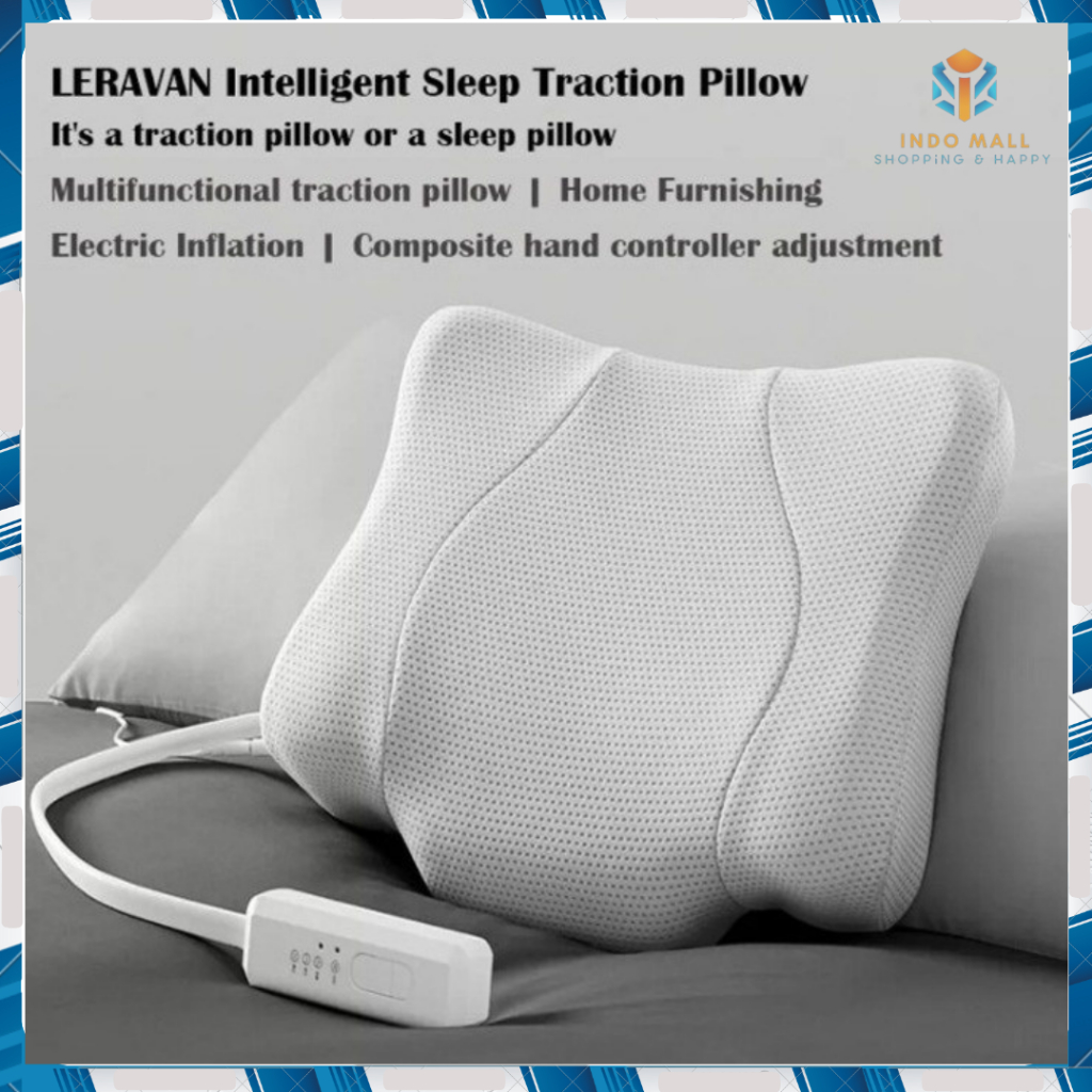 LERAVAN Intelligent Sleep Traction Pillow Massage Bantal PINTAR Indomall