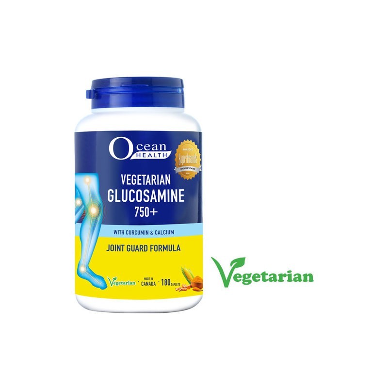 Ocean Health Vegetarian Glucosamine 750+ Joint Guard Formula, 180caps