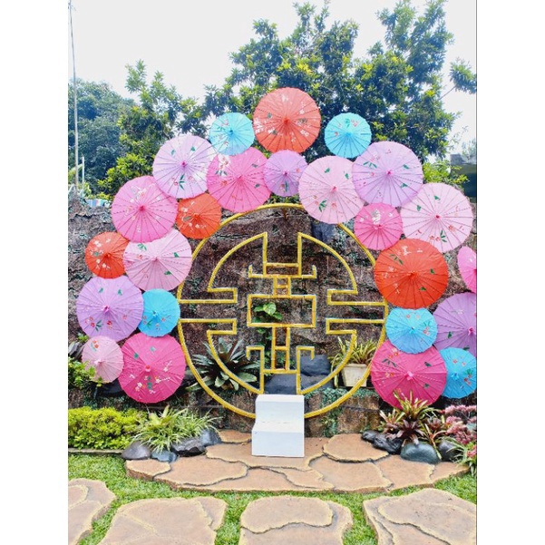 1212 HARGA GROSIR Payung Cina  Payung tari  Payung Dekorasi  Payung Oriental  Payung Kertas  Payung 