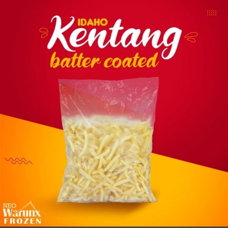 

Kentang Batter Coated Idaho Berat 2 kg [HALAL]