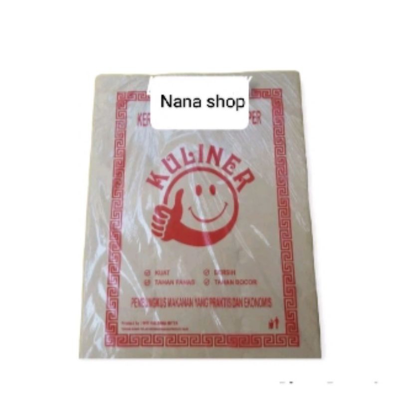 kertas bungkus nasi warteg uduk mie kertas nasi kuliner