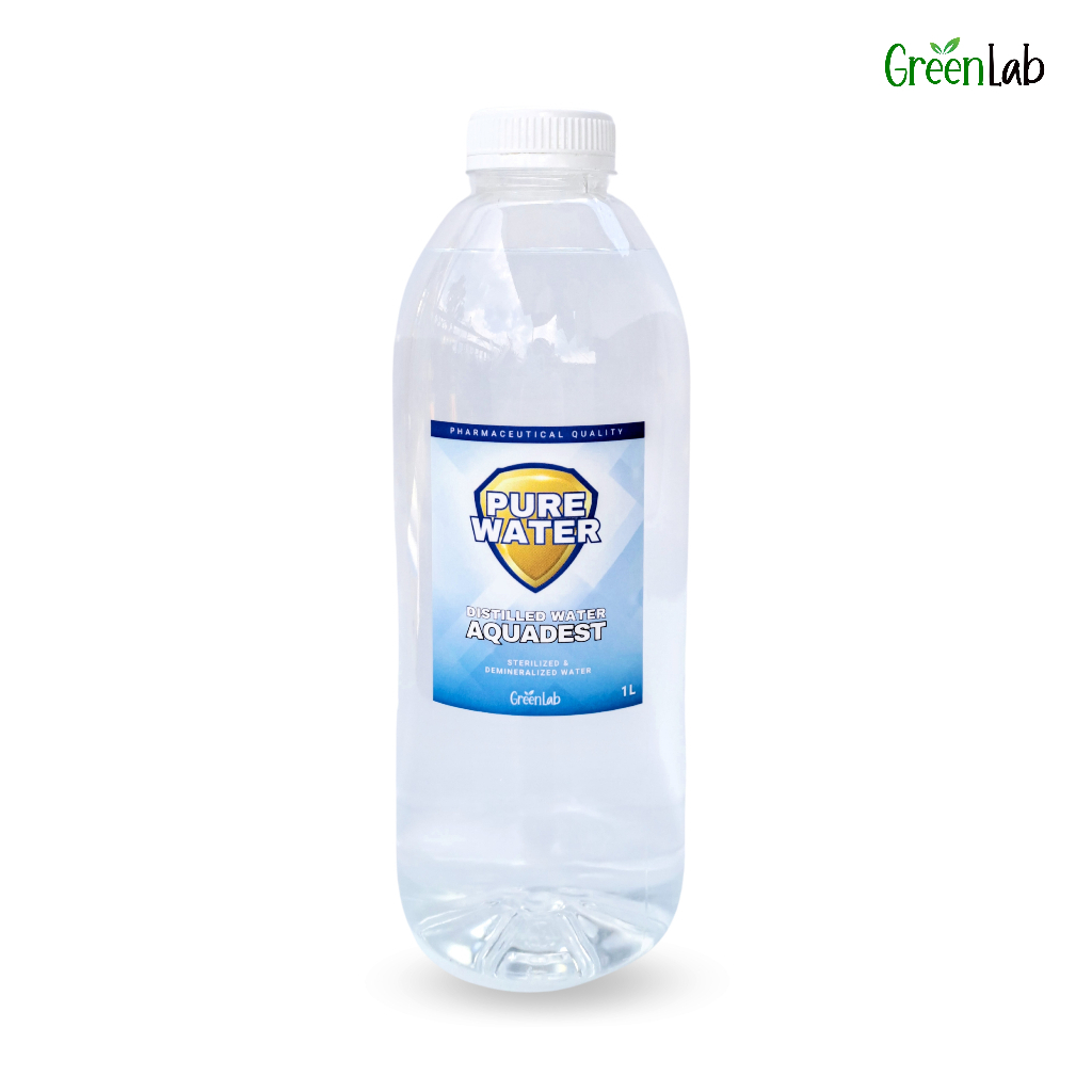 Aquadest Pure Water / Distilled Water 1 Liter / Air Suling 1 Liter / Air Destilasi 1000ml
