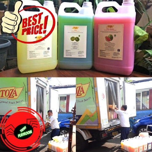 

1212 BIG SALE FASION Jus TOZA 5 Liter 5 ltr TOZA Juice All Variant Banyak Rasa gas