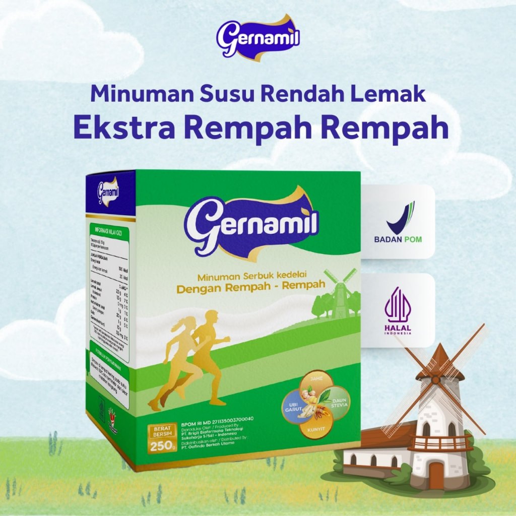 

Gernamil - Susu Rempah Rendah Lemak Untuk Asam Lambung Maag Gerd