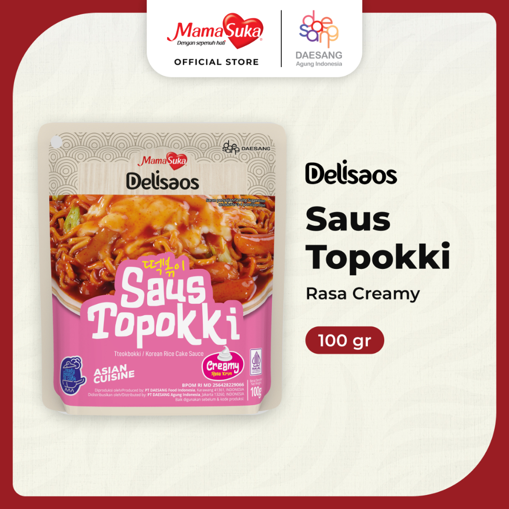 

MamaSuka - Delisaos Saus Topokki Creamy 100 gr
