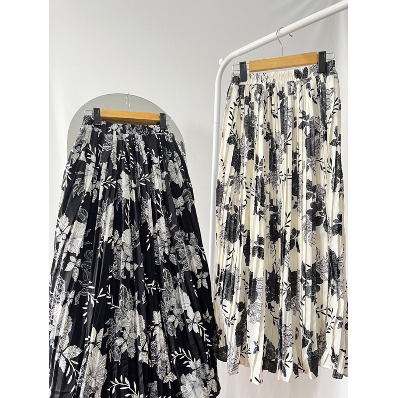 Rok Plisket import/rok motif