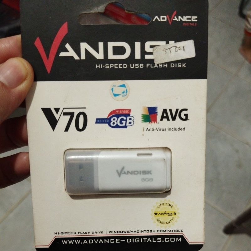 Vandisk usb flashdisk 8GB