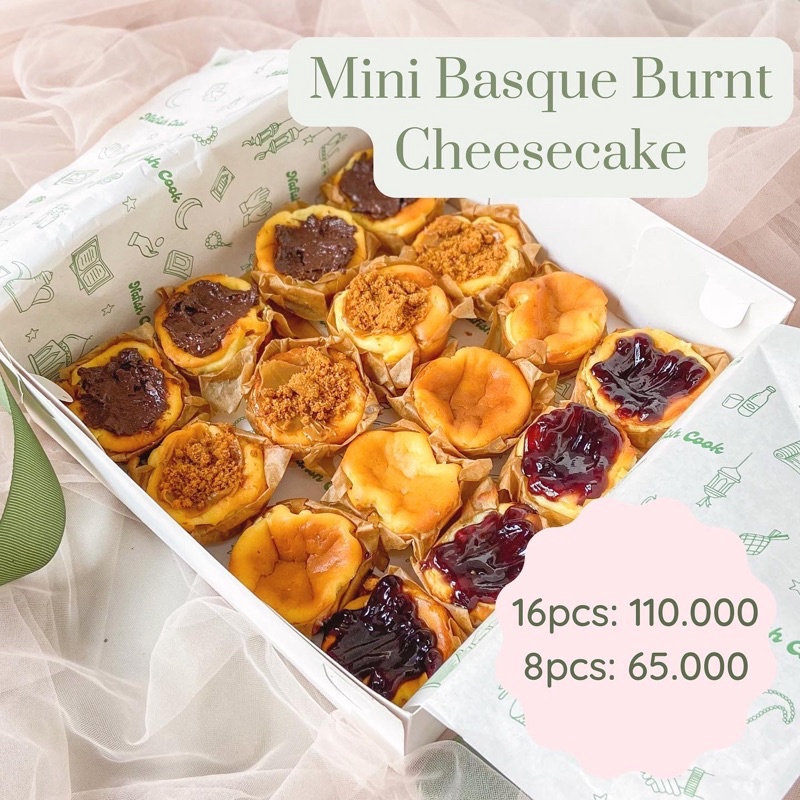 

MEN SALE MINI BURNT CHEESECAKE HAMPERS ULTAH NATAL XMASFREE GIFTCARD