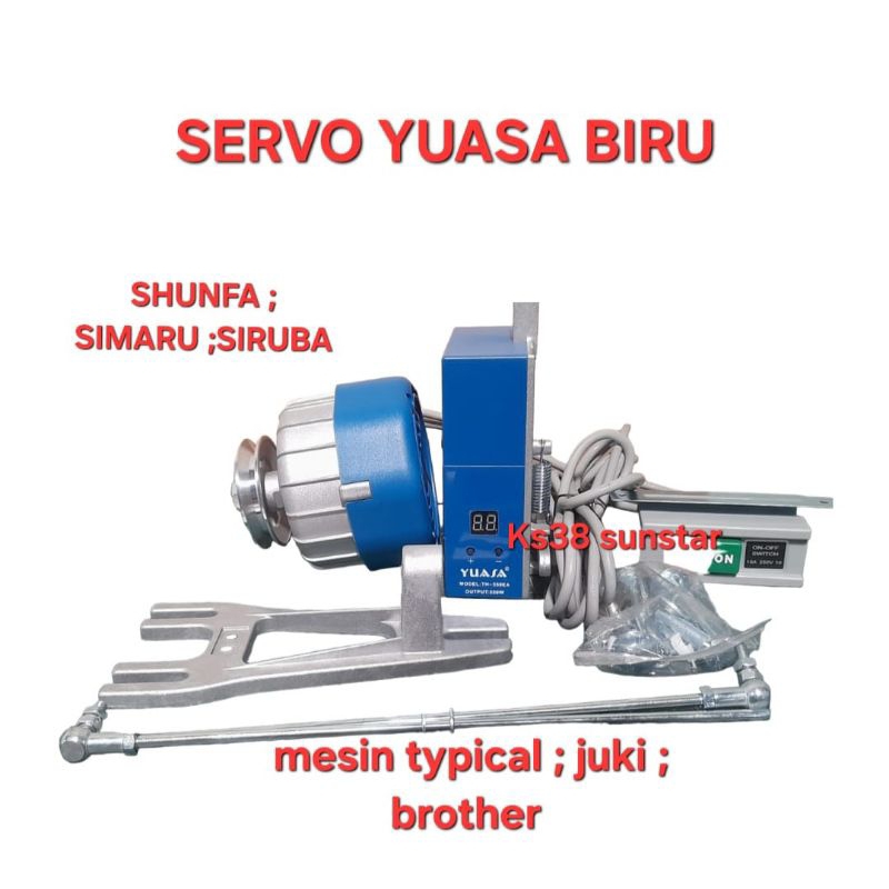 Dinamo Servo Yuasa Ori Untuk Mesin Jahit Obras