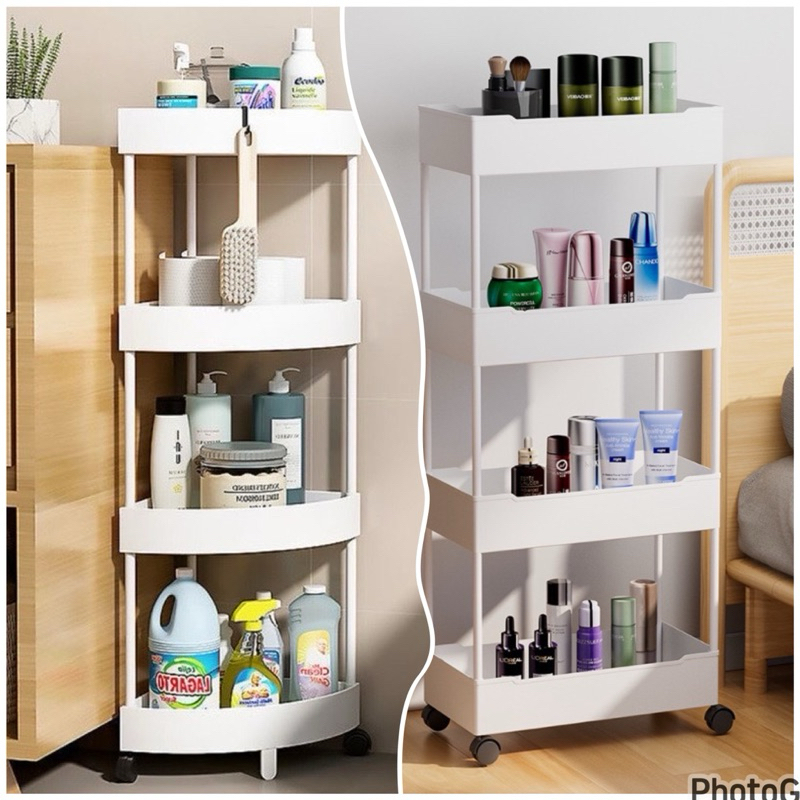 Rak troli roda 4 susun / Rak susun roda sudut