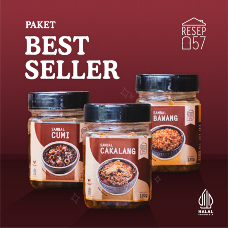 

RESEP57 PAKET SAMBAL BEST SELLER (3PCS)