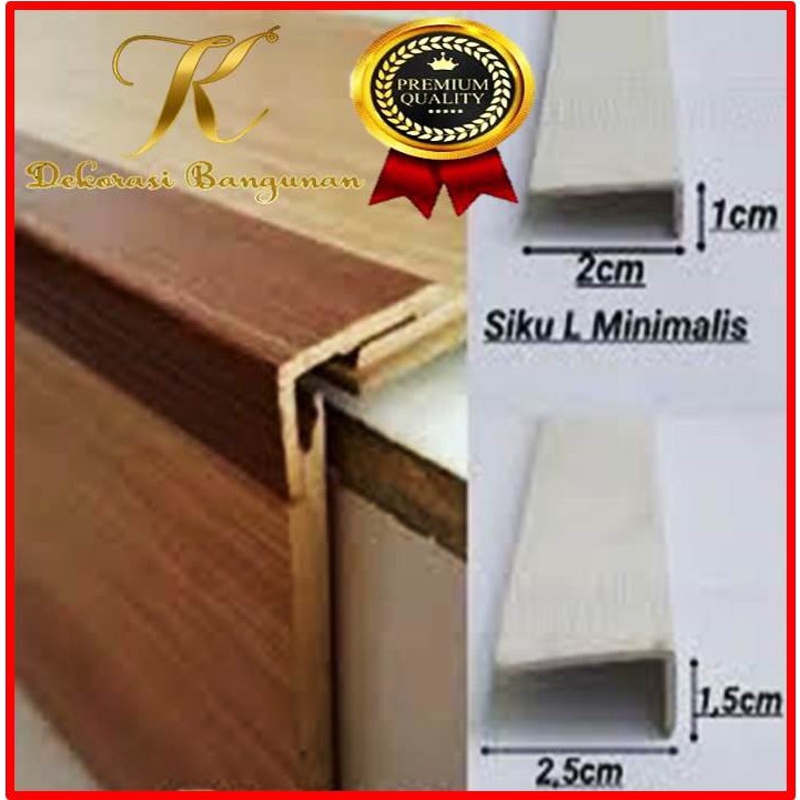 Terbaik Lis Siku  list siku  siku Tangga PVC  Step nosing  List Siku L  Lis Parket  siku tangga