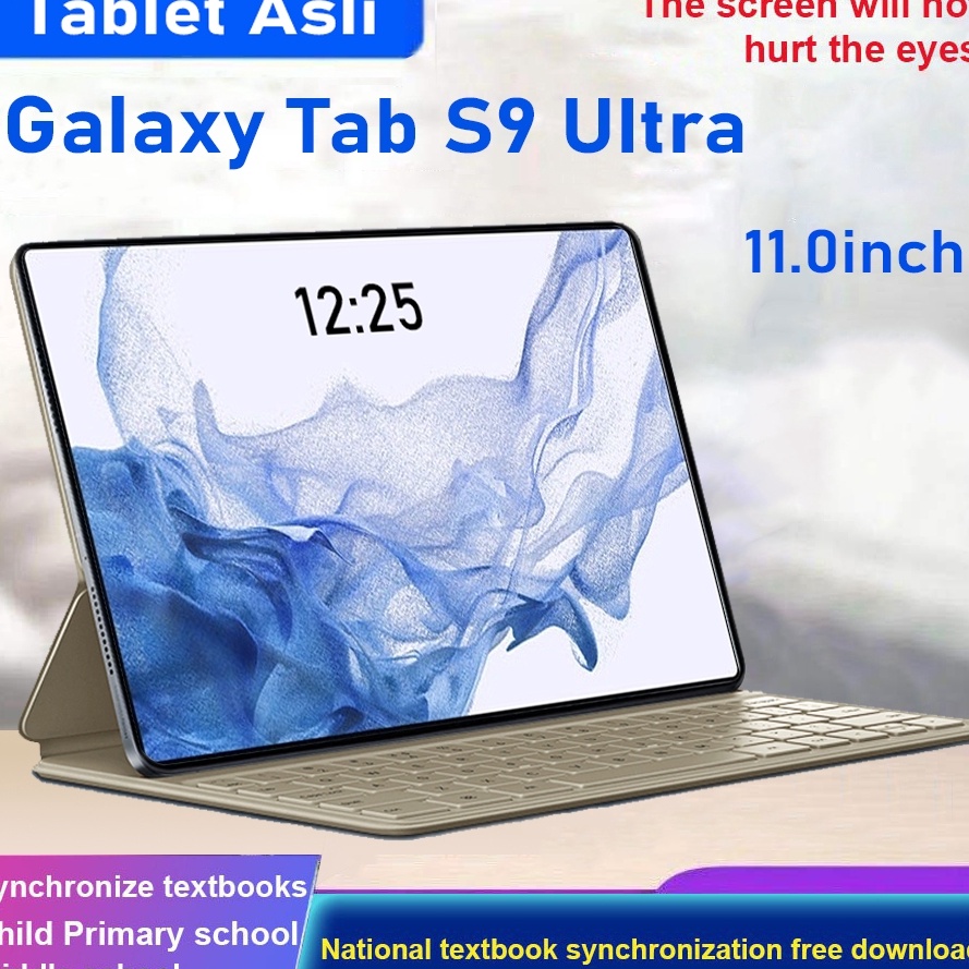KODE T34L Tablet PC Asli Baru Galaxy Tab S9 Ultra S9 16GB512GB Tablet Android 11inch Layar Full Scre