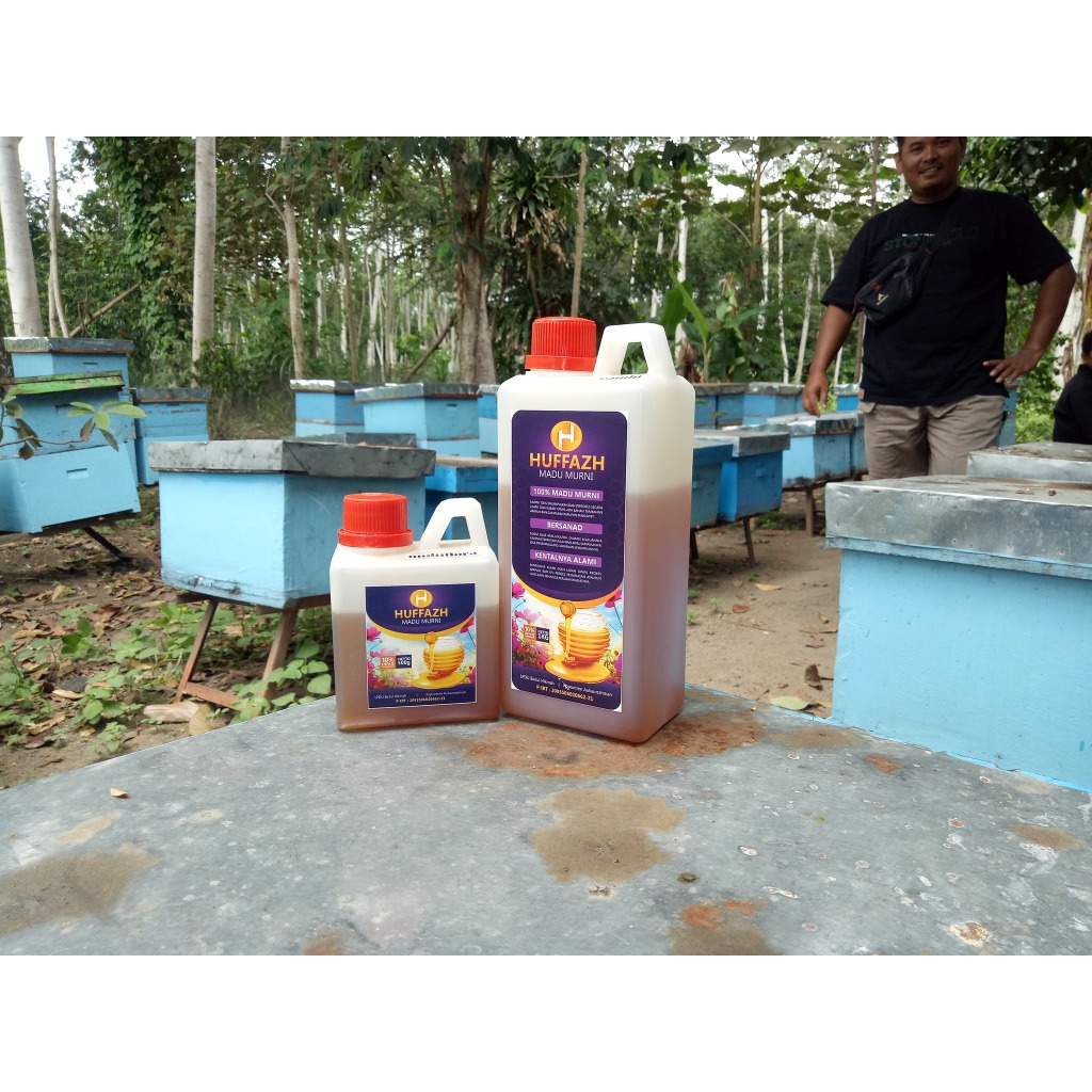 

Madu Murni HUFFAZH Asli Alami Bersanad 1Kg Nektar multiflora