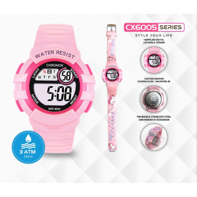 Jam Tangan Anak Chronox CX6005 Waterproof