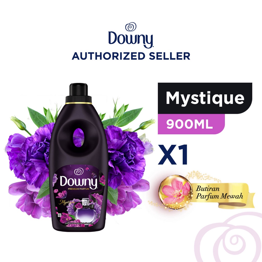 Downy Premium Parfum Mystique Pewangi dan Softener Botol 9 ml serbuuu