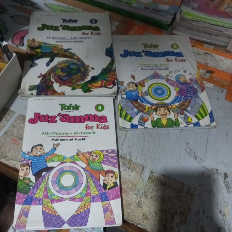 buku anak Tafsir juz'amma for kids 2,4&5