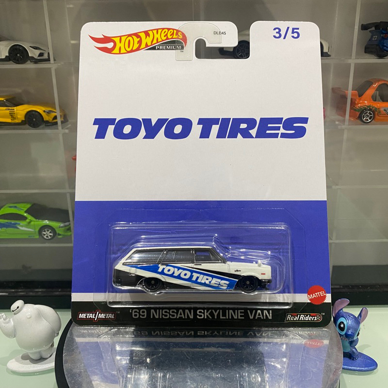 Hot Wheels Premium Nissan Skyline Van Toyo Tires