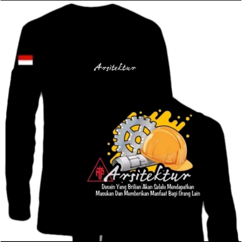 KAOS LENGAN PANJANG ARSITEKTUR INDONESIA