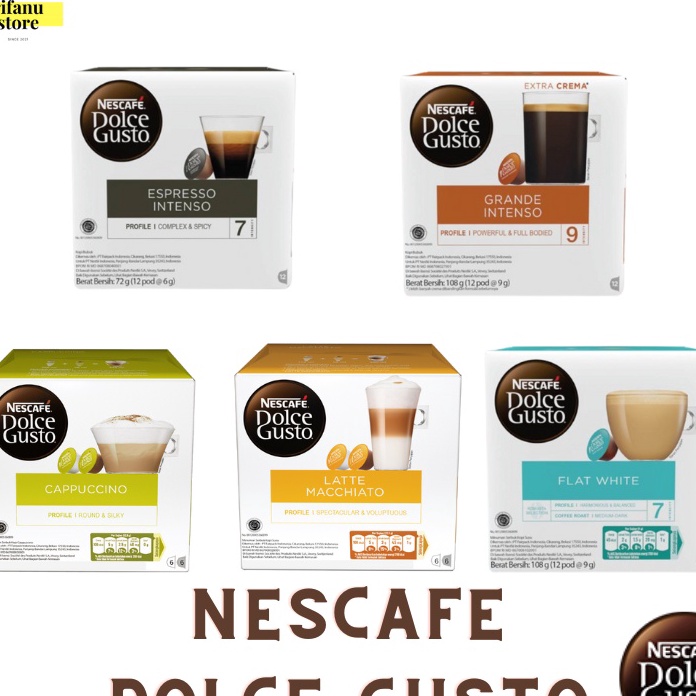 

READY STOK Nescafe Dolce Gusto Capsule Coffee NDG Original All Varian