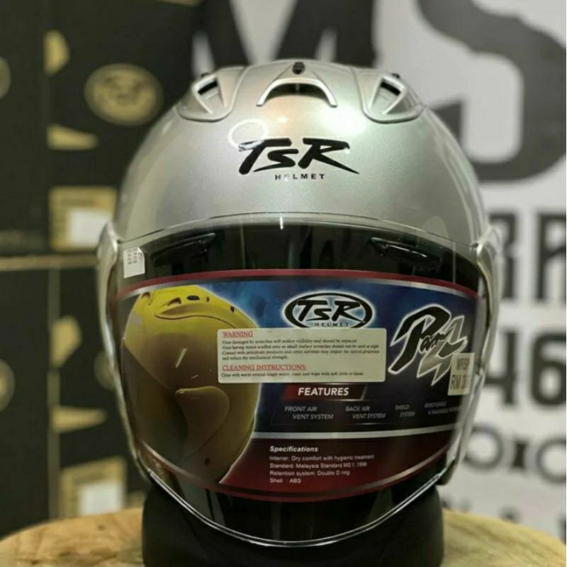 Helm Tsr Ram4 Polos Alumina Silver