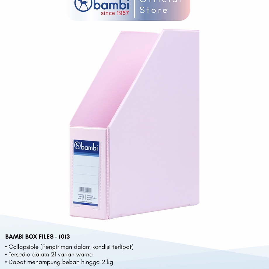 

PALING AMPUH Bambi Box File Magazine MID SIZE 8 cm All Colour Box Arsip Box Storage Box Dokumen kode 113