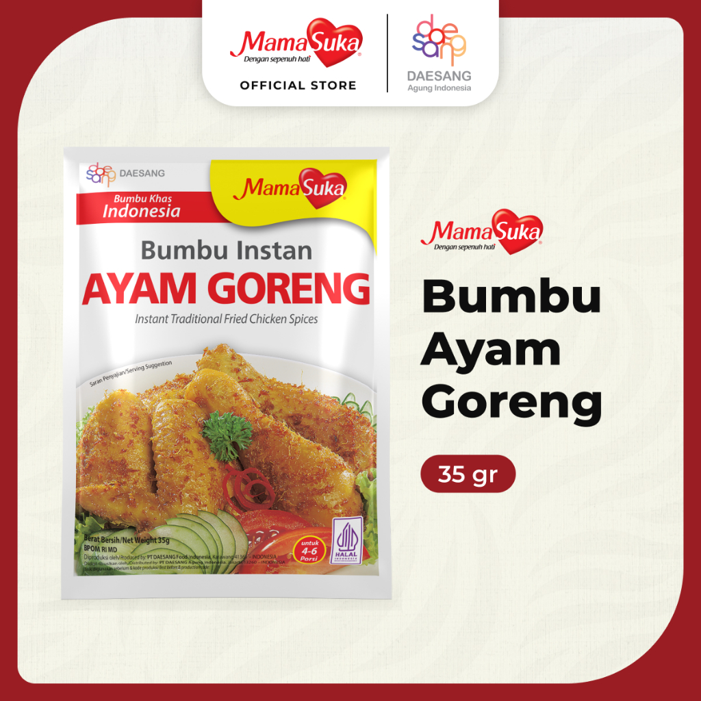 

MamaSuka - Bumbu Ayam Goreng 35 gr