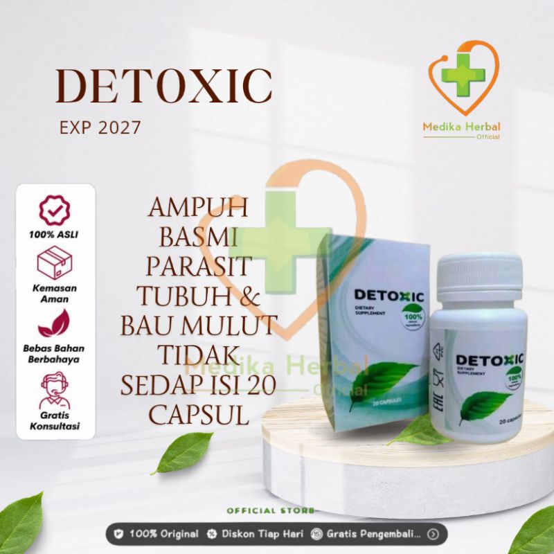 TERLARIS DETOXIC ASLI ORIGINAL OBAT DETOXIC PEMBASMI PARASIT PALING AMPUH KHASIATNYA TOPCER