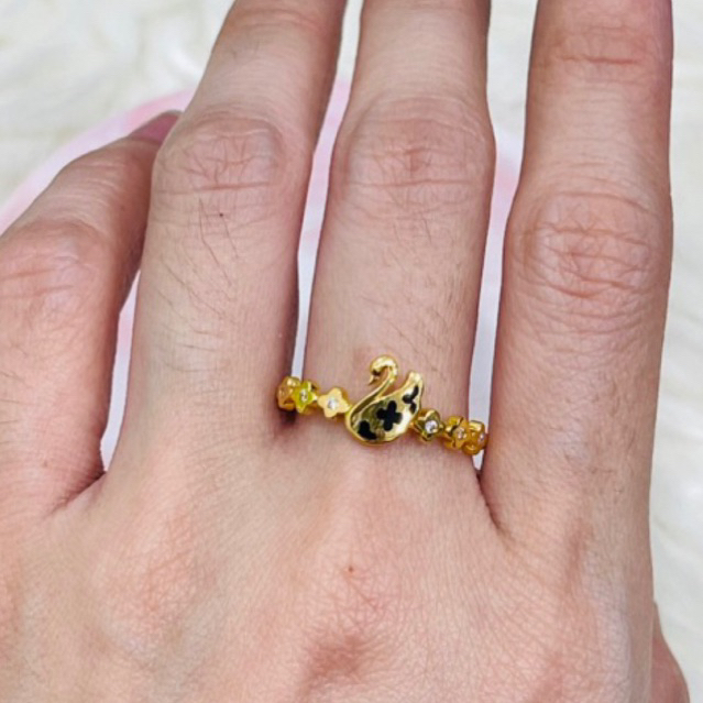 cincin swan permata uk 20 simple elegant emas asli kadar 700