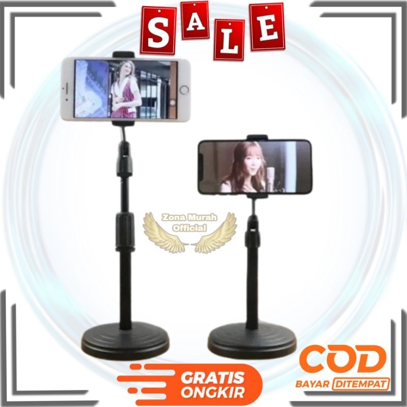 Tripod Stand Holder HP Dudukan Handphone Berdiri Bracket Portable