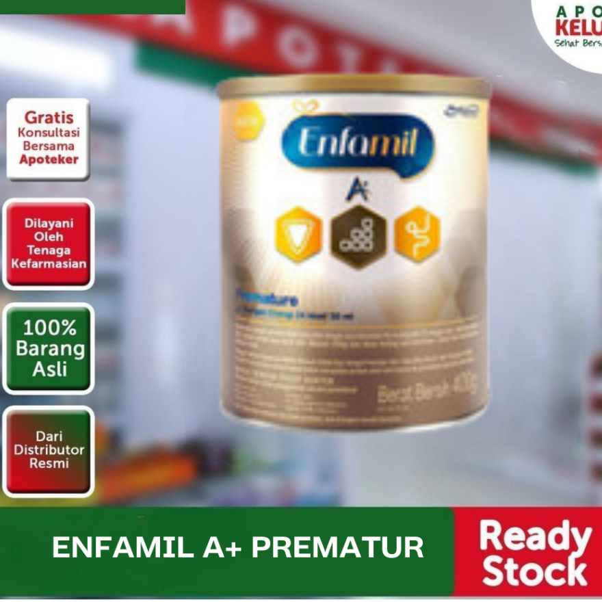 ENFAMIL A+ PREMATUR 400 GR# SUSU TINGGI NUTRISI UNTUK BAYI PREMATUR DAN BERAT BADAN LAHIR RENDAH