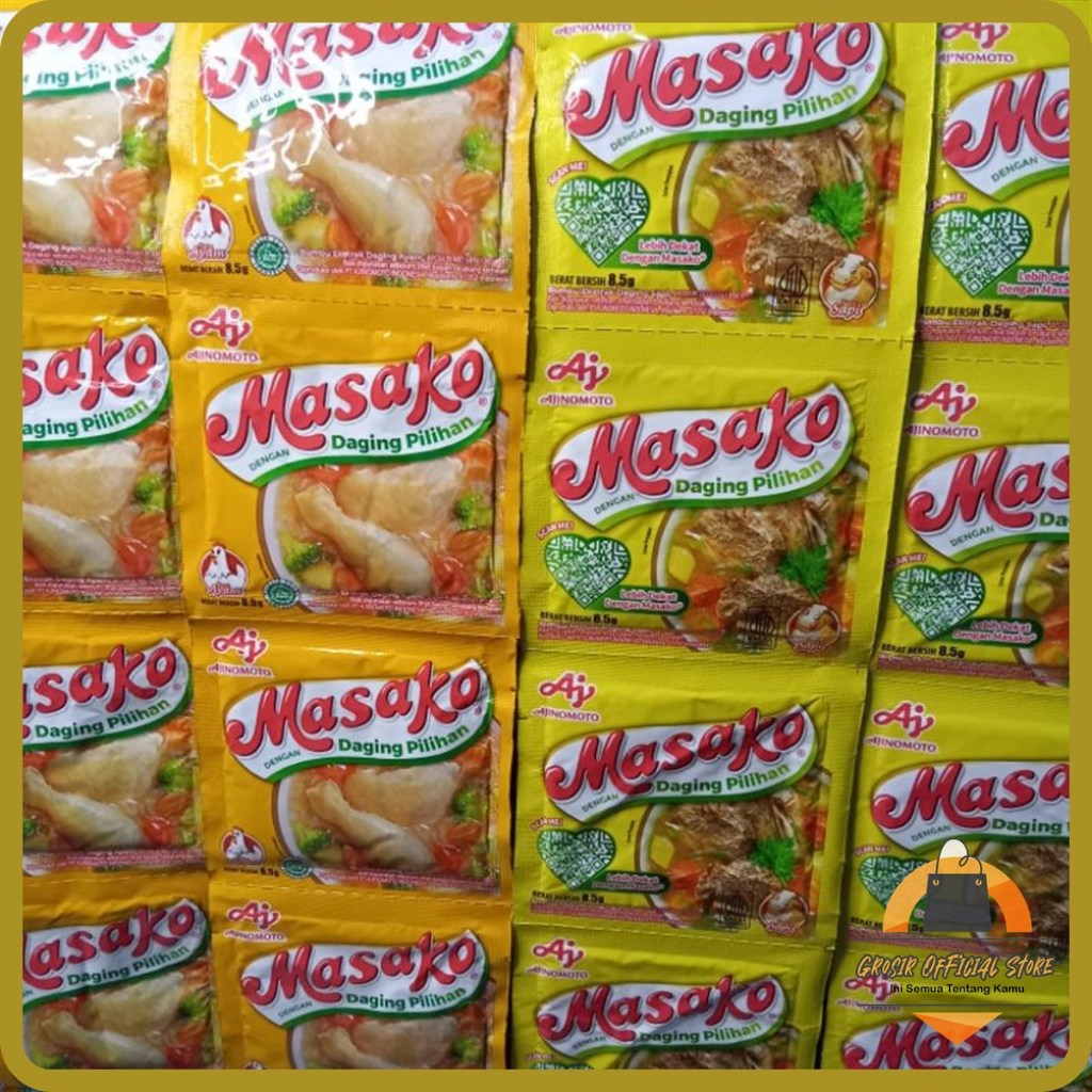 

Masako Sapi dan Ayam 1 renceng isi 12