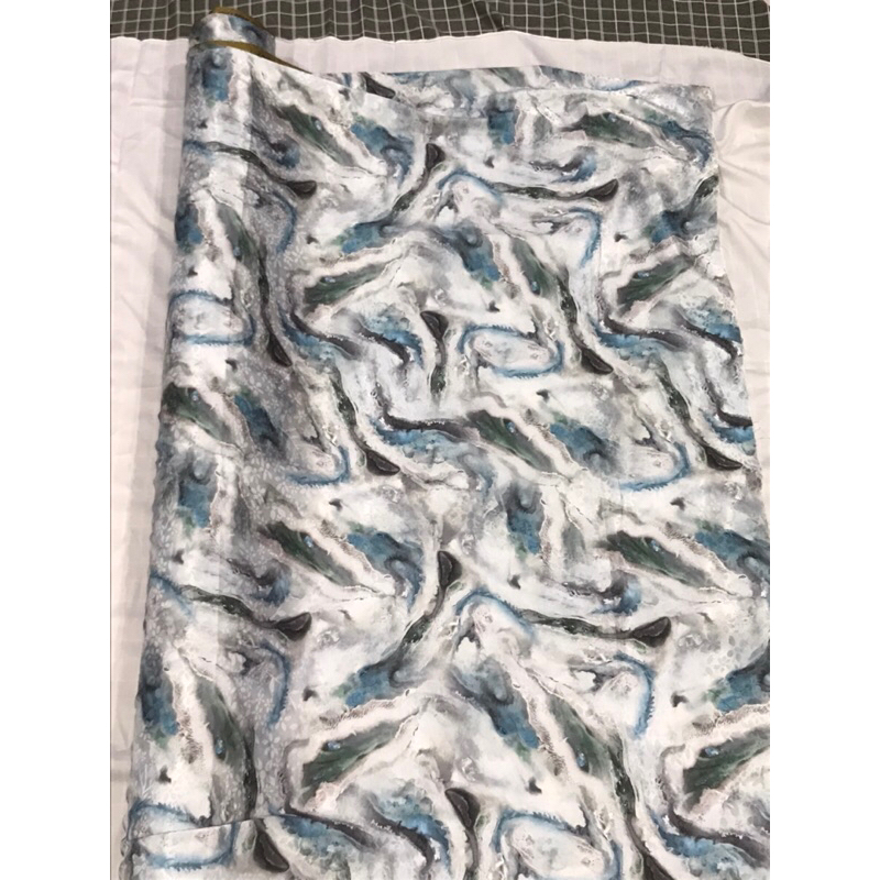 kain satin armani silk motif / chery silk motif bahan streach / gamis / tunik / kemeja /