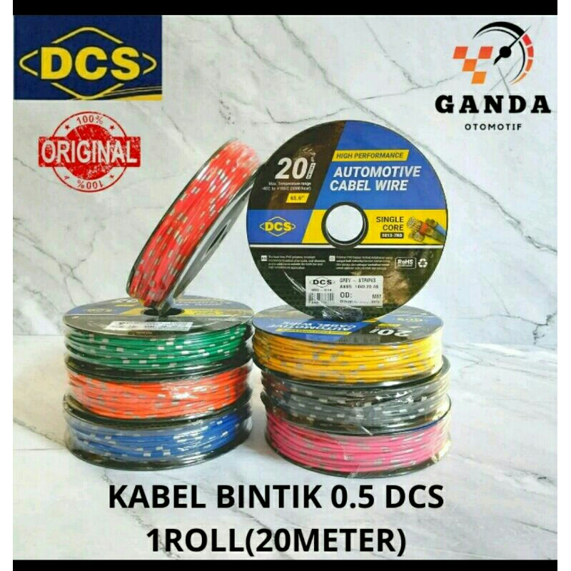 Kabel Bintik Motor Lampu Tembak Warna Warni