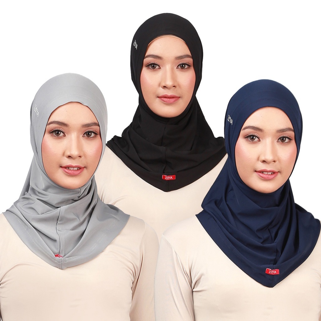 Zoya Bergo Sport Renang Yoona Kerudung Instan Hijab Bergo
