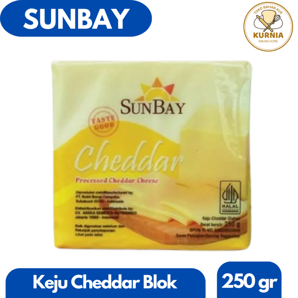 

SUNBAY KEJU CHEDDAR BLOK 250 GRAM