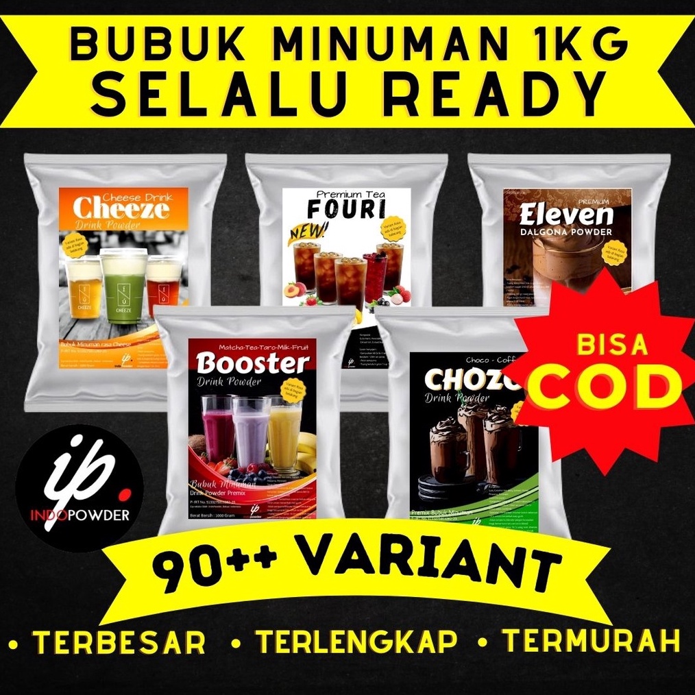 

Bisa COD Bubuk Minuman Rasa 1Kg 9 Variant l Bisa pilih variant murah