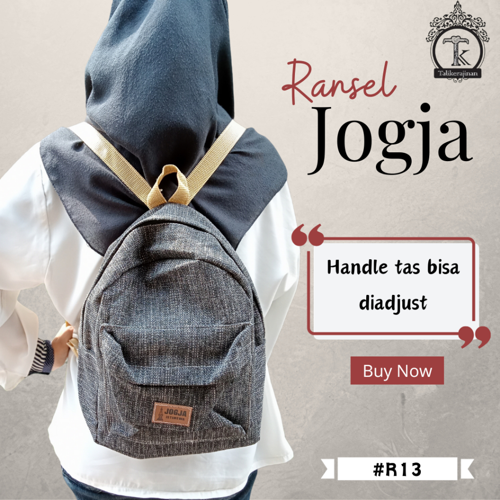 Tas ransel /tas fashion wanita/bahan kain sintetis/BAGPACK JOGJA