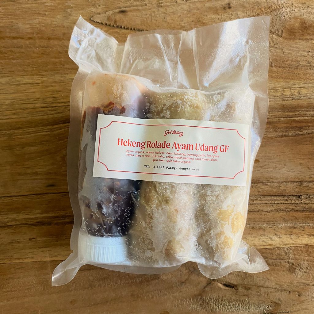 

Gluten Free Rolade Hekeng Hakong Halal Ayam Udang Bebas Terigu