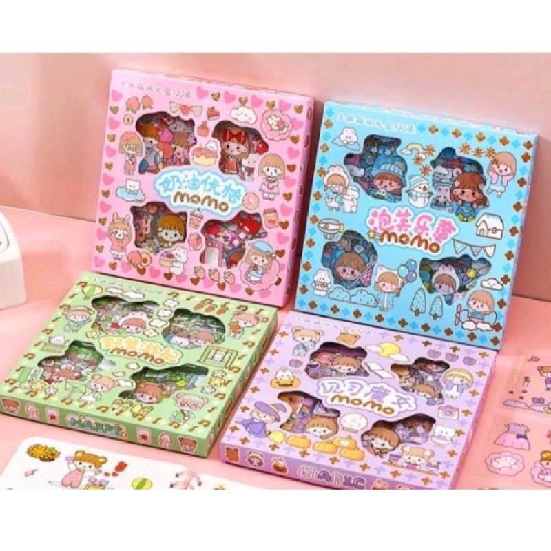 

STIKER MOMO VIRAL STIKER VIRAL/MOMO STIKER/STIKER ISI 100/BOX