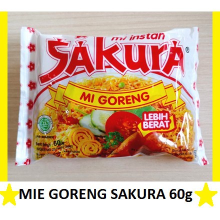 

[TERMURAH] SAKURA MIE GORENG INSTANT 60g 1 DUS 40 PCS