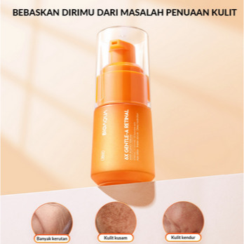 BIOAQUA 6X Gentle-A Retinol Serum Wajah Anti Aging Essence 30ml Dark Spot Serum Brightening untuk Fl