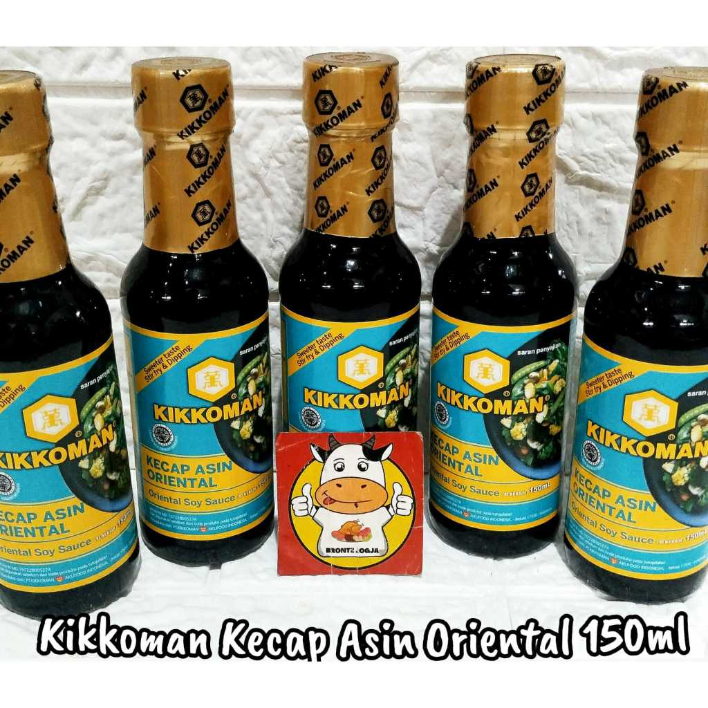 

KIKKOMAN KECAP ASIN ORIENTAL 150ml-FROZEN FOOD-BRONTZ JOGJA