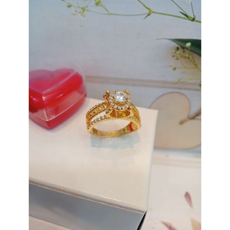 Cincin permata mas 22 mas 8k